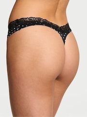 Zwart gestipt - Victoria's Secret slipje met kanten afwerking - Image 2 of 3