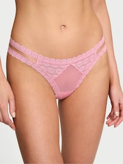 Victoria's Secret Pink Hope Double Strap Thong Knickers - Image 1 of 3
