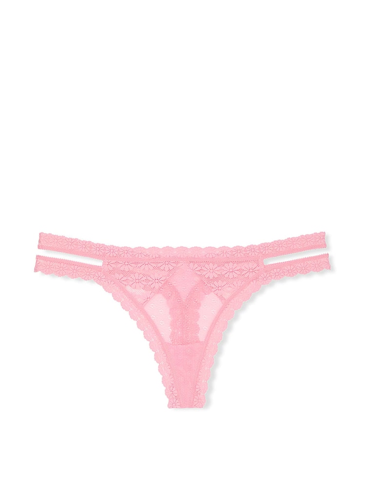 Victoria's Secret Pink Hope Double Strap Thong Knickers - Image 3 of 3 Victoria's Secret Pink Hope Double Strap Thong Knickers - Image 3 of 3