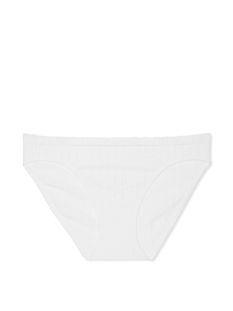 Victoria's Secret White Bikini Ribbed Knickers - Image 3 of 3