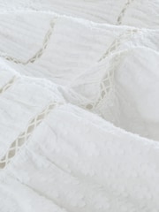 White Jaquard Mini Skirt - Image 6 of 7