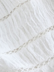 White Jaquard Mini Skirt - Image 7 of 7