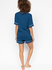 Cyberjammies – Jersey-Shorts-Set mit Reverskragen - Bild 2 von 2