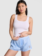 Victoria's Secret PINK Blue Dancer Short TENCEL™ Pyjama Bottoms - Image 1 of 2
