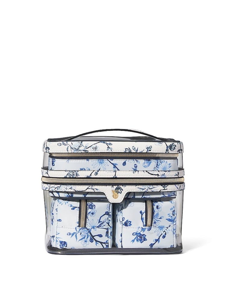 Victoria's Secret White Floral 4 in 1 Makeup Bag - Image 2 of 2