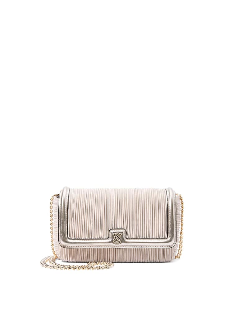Victoria's Secret Gold Champagne Crossbody Bag - Image 1 of 4