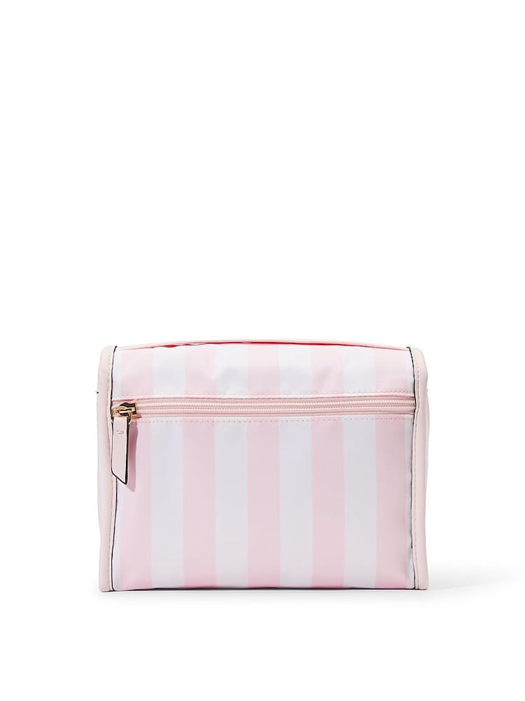 Victoria's Secret Pink Stripe Jetsetter Hanging Makeup Bag - Image 2 of 3