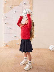Red Zip-Up Fleece Jacket With Pockets (3-16yrs) - Image 2 of 8
