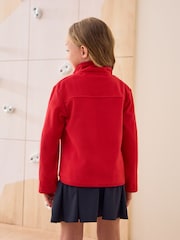 Red Zip-Up Fleece Jacket With Pockets (3-16yrs) - Image 3 of 8