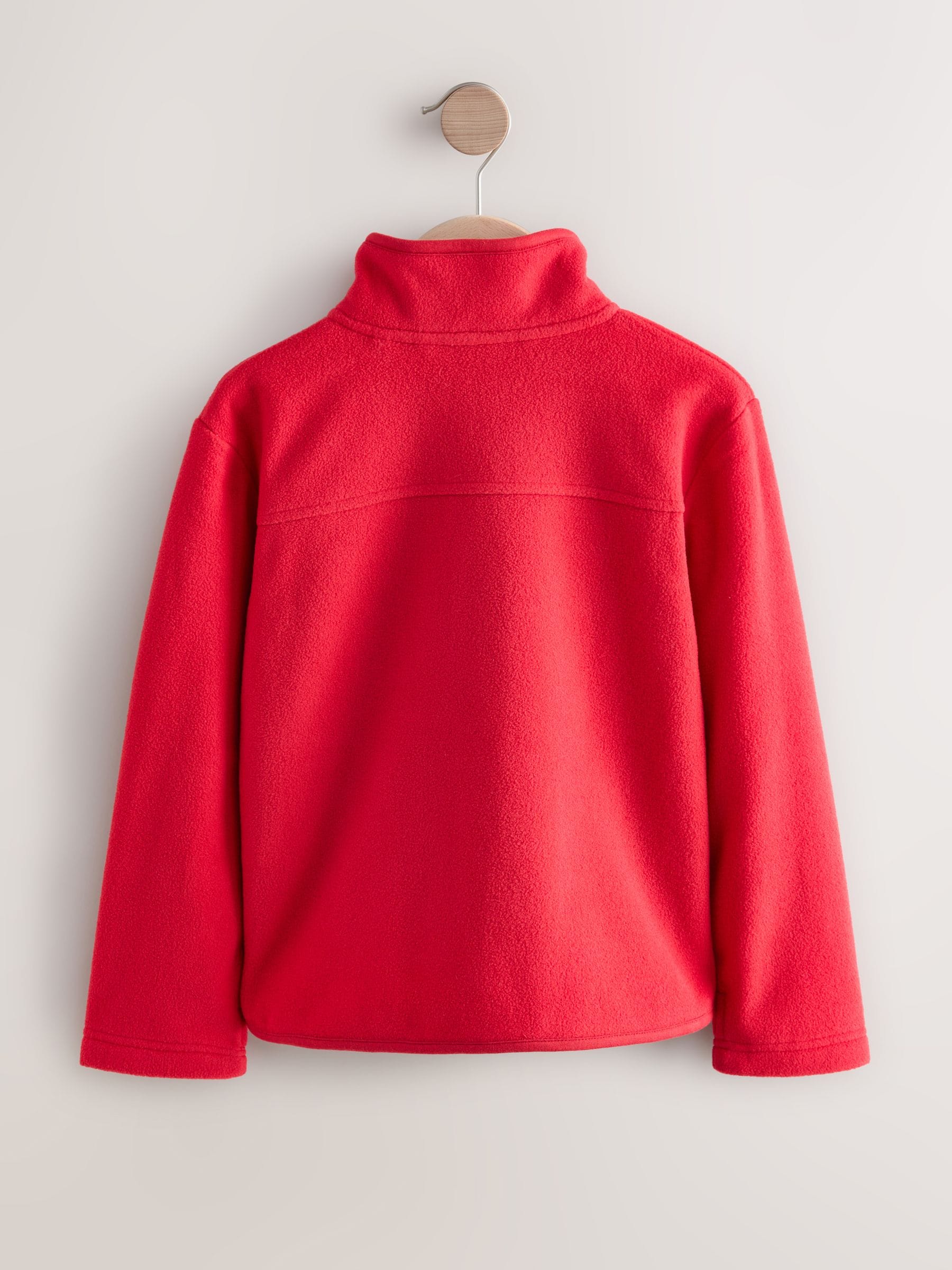 Buy Red Zip-Up Fleece Jacket With Pockets (3-16yrs) from Next USA