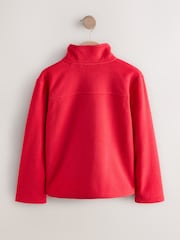 Red Zip-Up Fleece Jacket With Pockets (3-16yrs) - Image 6 of 8