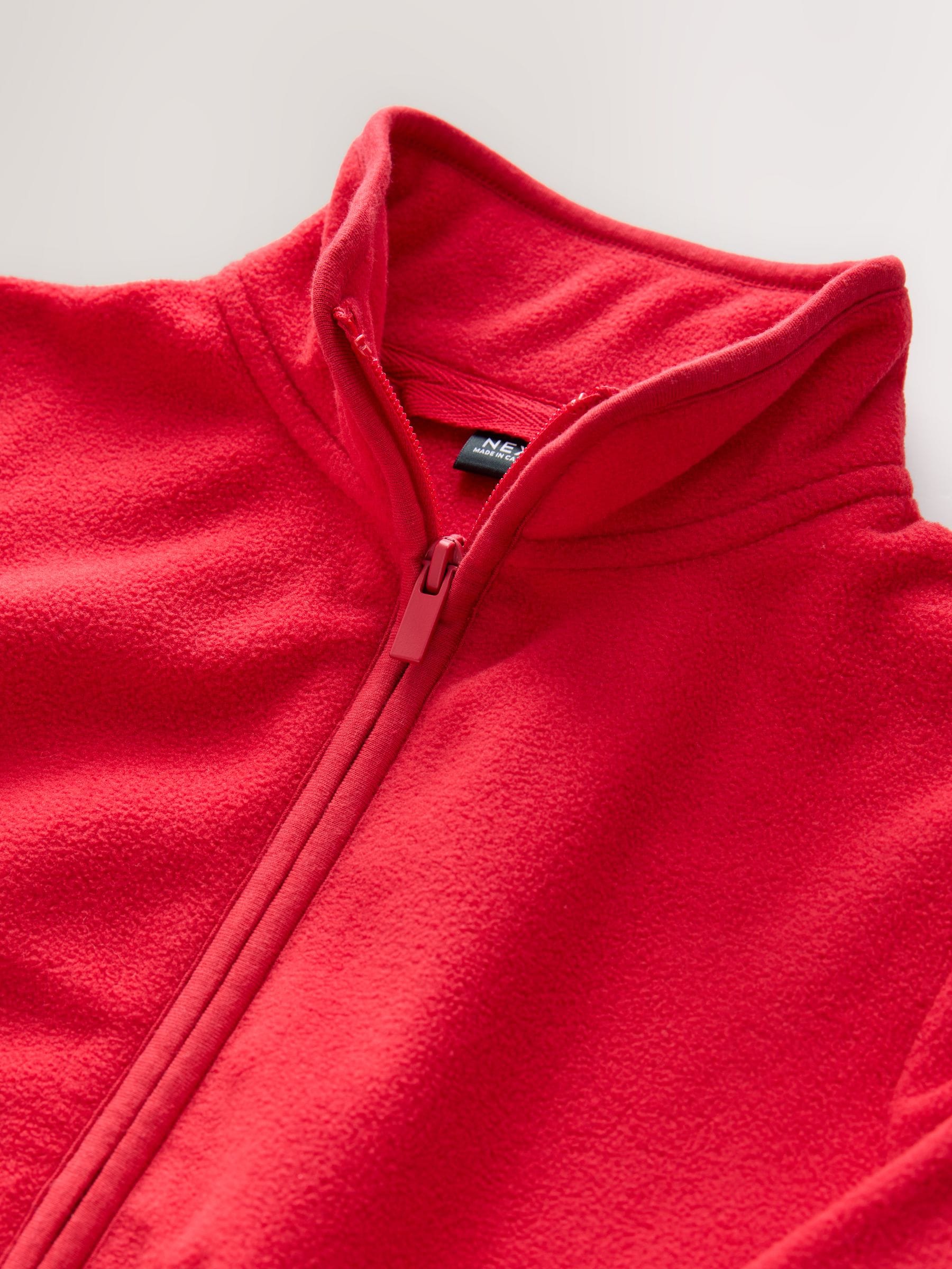 ３点お得セット【新品】キャロウェイ フリース セーター 赤 ハイネック 防寒 Buy Red Zip-Up Fleece Jacket With Pockets (3-16yrs) from Next USA