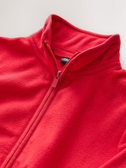 Red Zip-Up Fleece Jacket With Pockets (3-16yrs) - Image 7 of 8