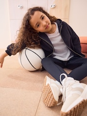 Black Zip Through Sports Hoodie (3-16yrs) - Image 4 of 9