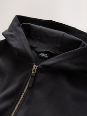 Black Zip Through Sports Hoodie (3-16yrs) - Image 8 of 9