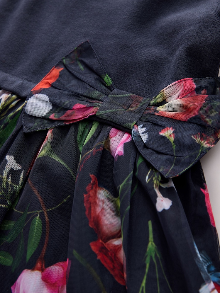 ted baker fall dresses Ted Baker Floral Pleated A-Line Dress Pink Multicolor main image 1