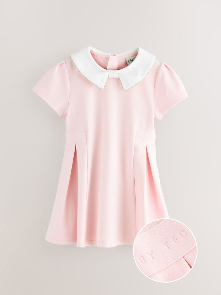 Baker by Ted Baker Bow Collared Ponte Dress - Image 1 of 4 Baker by Ted Baker Bow Collared Ponte Dress - Image 1 of 4