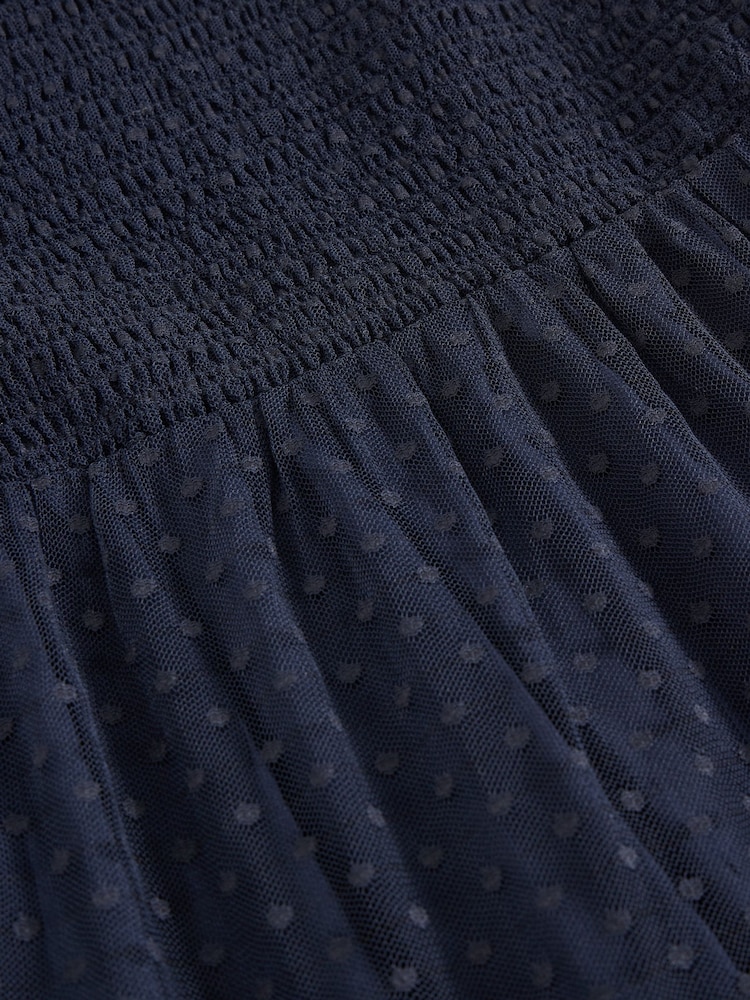 White Stuff Blue Nova Tulle Dress - Image 6 of 6