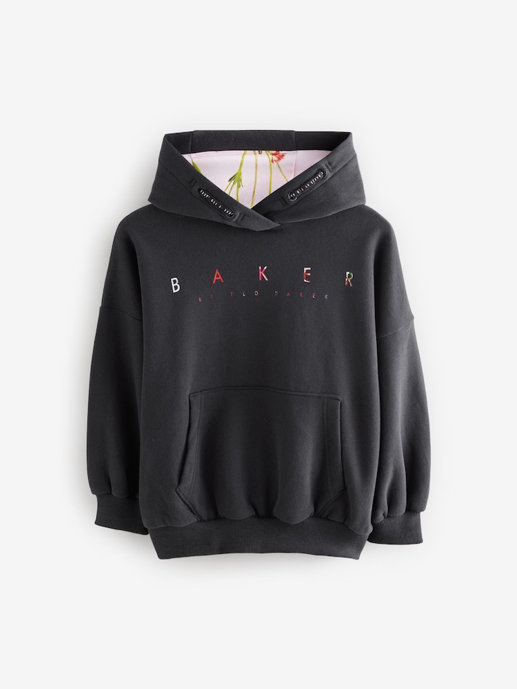 Baker by Ted Baker Oversized Back Print Hoodie - Bild 1 von 6