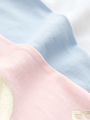 Baker by Ted Baker Frill Detail 100% Cotton T-Shirts 3 Pack - Image 6 of 7