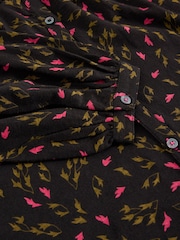 White Stuff Black Daniella Shirred Top - Image 6 of 6