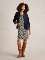 White Stuff Green Tallie Jersey Dress - Image 1 of 6