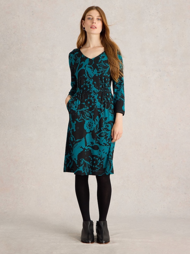 White Stuff Black Tallie Jersey Dress - Image 1 of 6