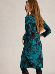 White Stuff Black Tallie Jersey Dress - Image 2 of 6