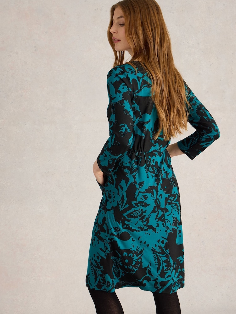 White Stuff Black Tallie Jersey Dress - Image 2 of 6