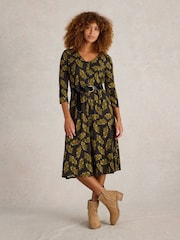 White Stuff Black Mia Jersey Dress - Image 1 of 6