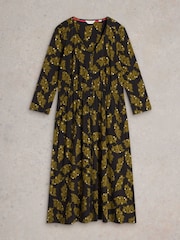 White Stuff Black Mia Jersey Dress - Image 5 of 6