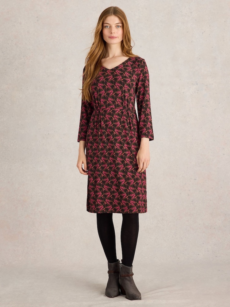 White Stuff Pink Tallie Jersey Dress - Image 1 of 6