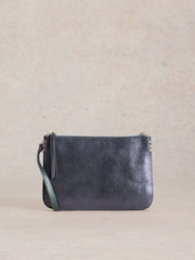 White Stuff Blue Connie Double Crossbody Pouch - Image 2 of 3