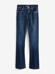 7 For All Mankind Dark Blue Bair Rinsed Bootcut Flare Jeans - Image 5 of 5