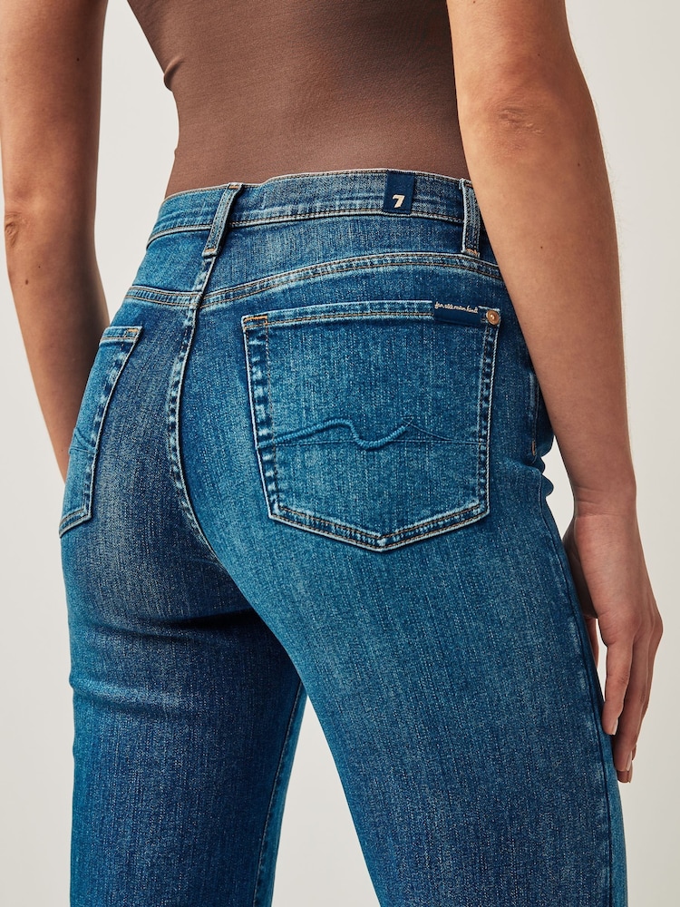 7 For All Mankind Light Blue Dojo Soho Wide-Leg Jeans - Image 3 of 5