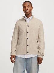 Jack & Jones gumb navzdol pletena pletena jopa - Slika 1 iz 6
