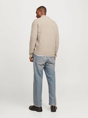 Jack & Jones gumb navzdol pletena pletena jopa - Slika 3 iz 6