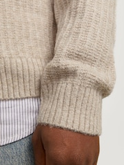 Jack & Jones gumb navzdol pletena pletena jopa - Slika 4 iz 6