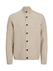 Jack & Jones gumb navzdol pletena pletena jopa - Slika 6 iz 6