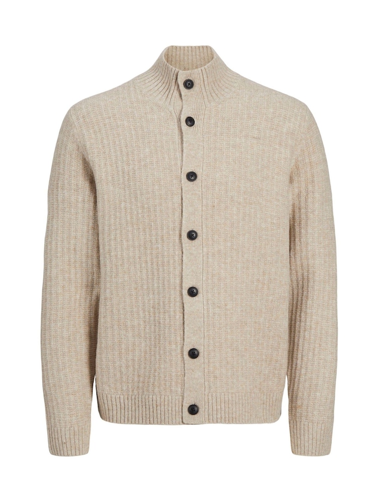 Jack & Jones gumb navzdol pletena pletena jopa - Slika 6 iz 6