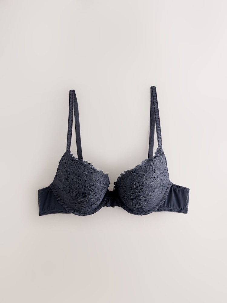 Neutral/Navy Lace Bras 2 Pack - Image 2 of 5