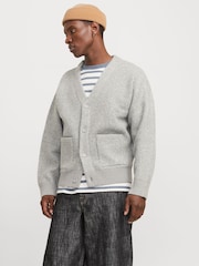 Jack & Jones V-izrez; z V-izrezom Pletena pletena jopa - Slika 1 iz 6