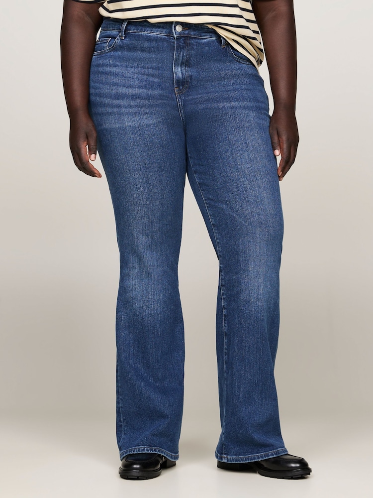 Tommy Hilfiger Blue Curve Bootcut Jeans - Image 1 of 4