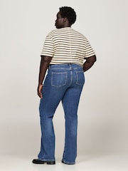 Tommy Hilfiger Blue Curve Bootcut Jeans - Image 3 of 4