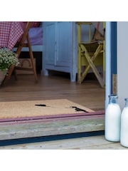 Artsy Mats Natural and Black Girl with a Balloon Graffiti Doormat - Image 3 of 12