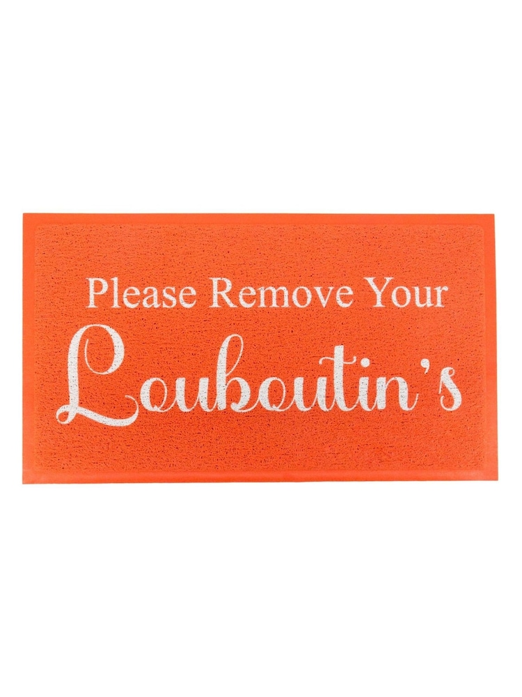 Artsy Mats Red Please Remove Your Louboutins Doormat - Image 2 of 3