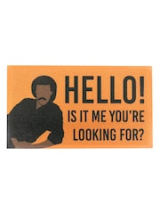 Felpudo con mensaje «Is It Me You're Looking For» de Artsy Mats - Imagen 2 de 3