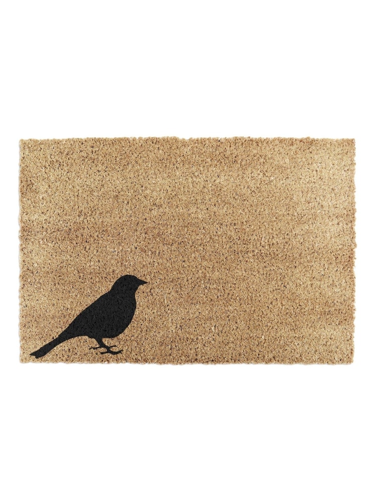 Artsy Mats Natural and Black Bird Doormat - Image 12 of 12