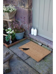 Artsy Mats Natural and Black Bird Doormat - Image 5 of 12