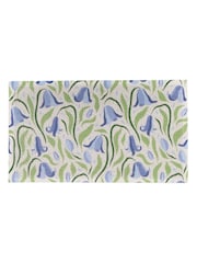 Artsy Mats Blue Bluebells Pattern Doormat - Image 2 of 3